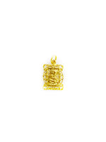 Load image into Gallery viewer, Rectangular Dragon Pendant (24K)
