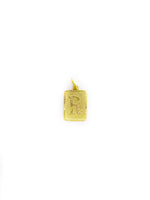 Load image into Gallery viewer, Rectangular Initial Pendant (24K)
