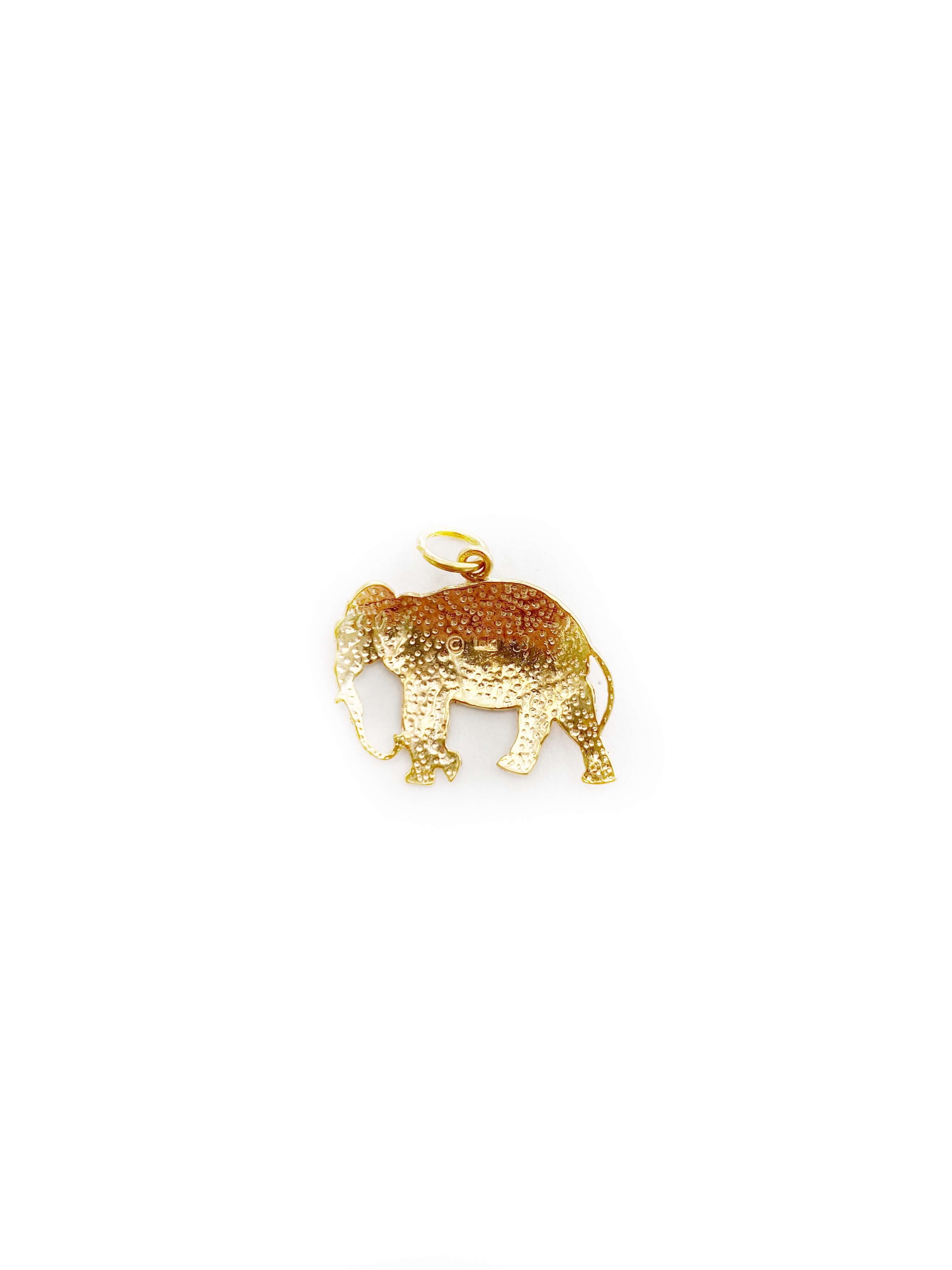 Elephant Pendant (18K)