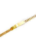 Load image into Gallery viewer, Cuban Link ID Bracelet (18K)
