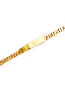 Cuban Link ID Bracelet (18K)