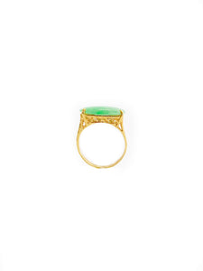 Ellipse Jade Ring (18K)