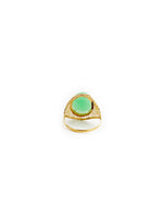 Load image into Gallery viewer, Oval Jade Ring (18K)
