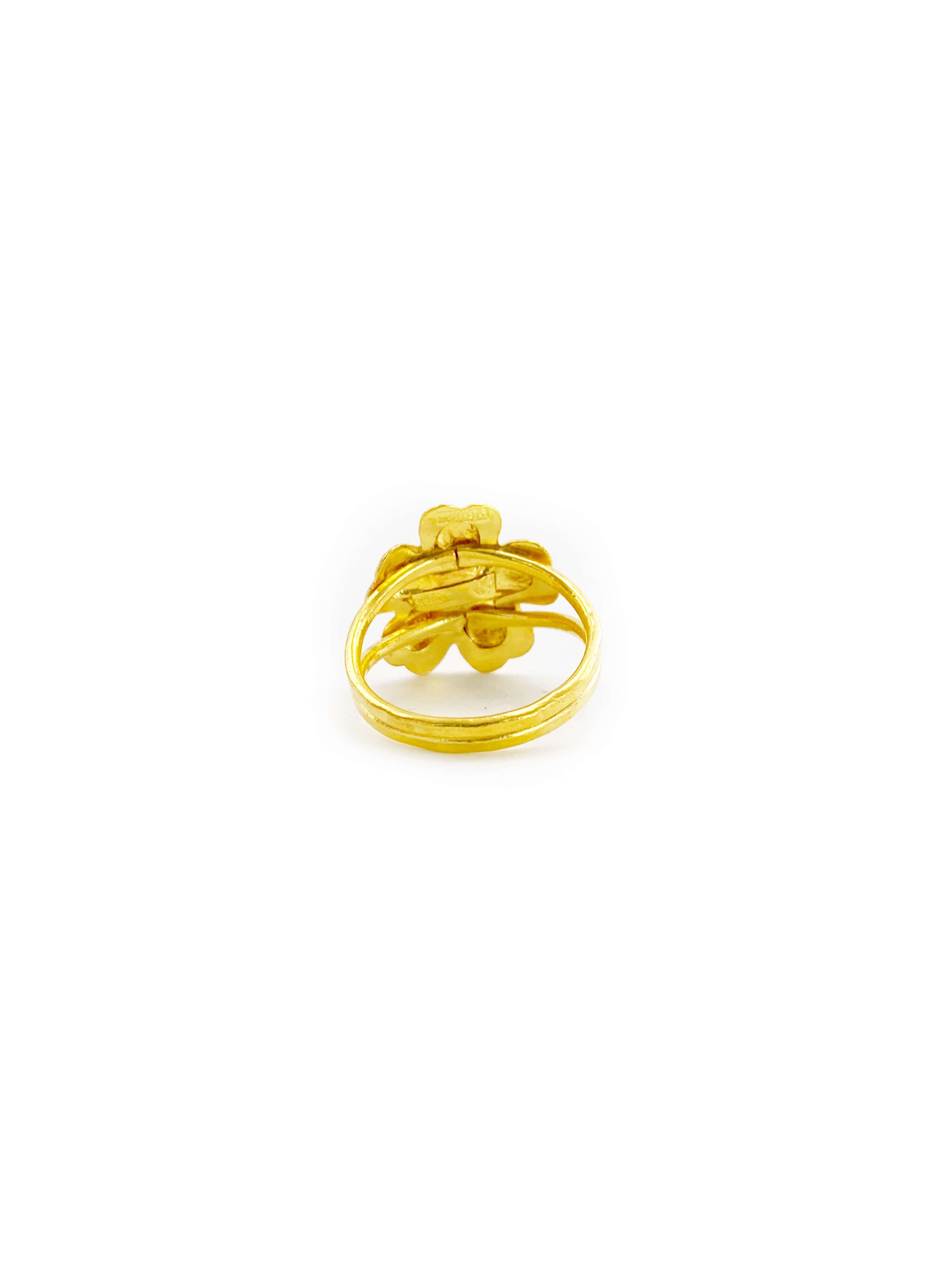 Orchid Ring (24K)