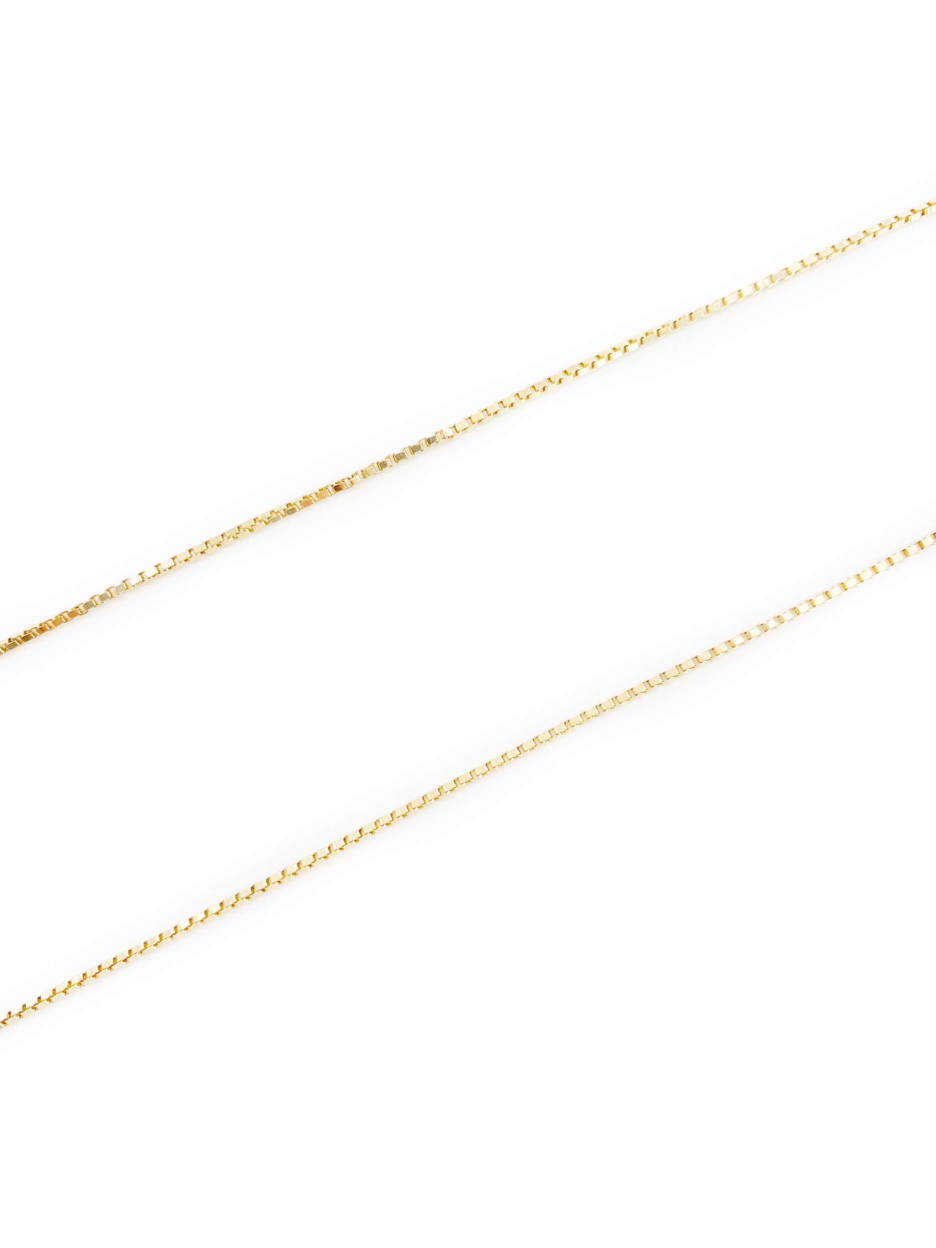 Mini Box Chain (18K)