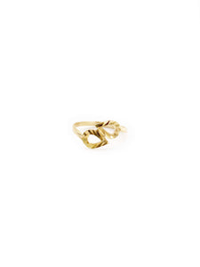 Twin Leaves Ring (18K)