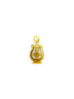 Load image into Gallery viewer, Angel Harp Pendant (24K)
