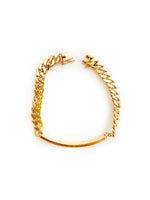 Load image into Gallery viewer, Cuban Link ID Bracelet (18K)
