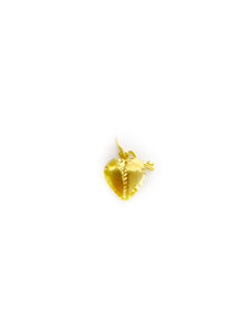 Heart w/ Key Charm Pendant (24K)