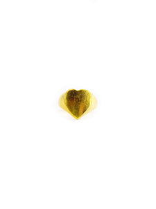 Heart Signet Ring (24K)