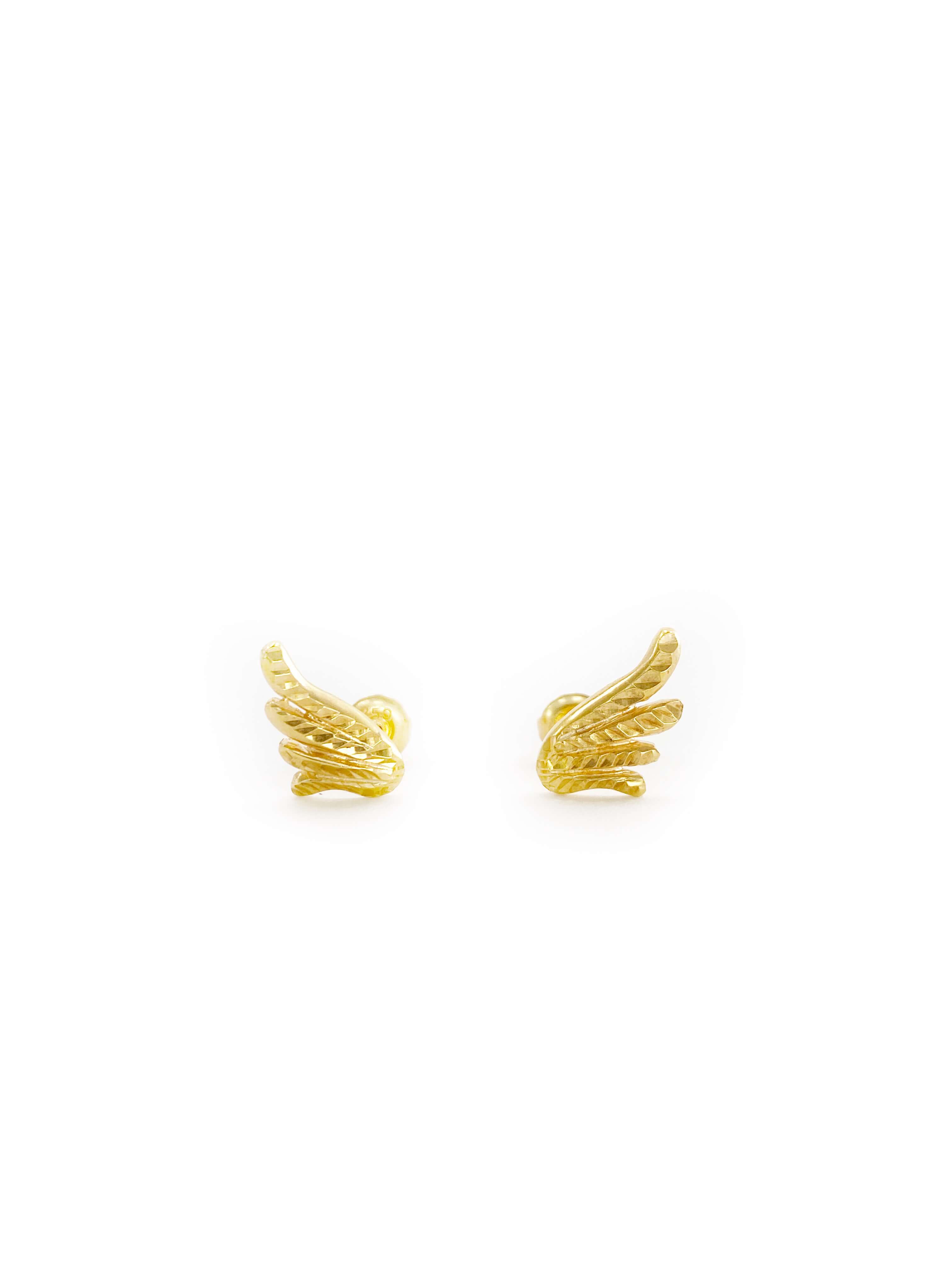 Wing Stud Earrings (18K)