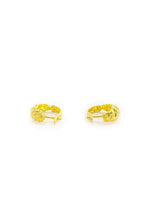 Load image into Gallery viewer, Croissant English Lock Earrings (18K)
