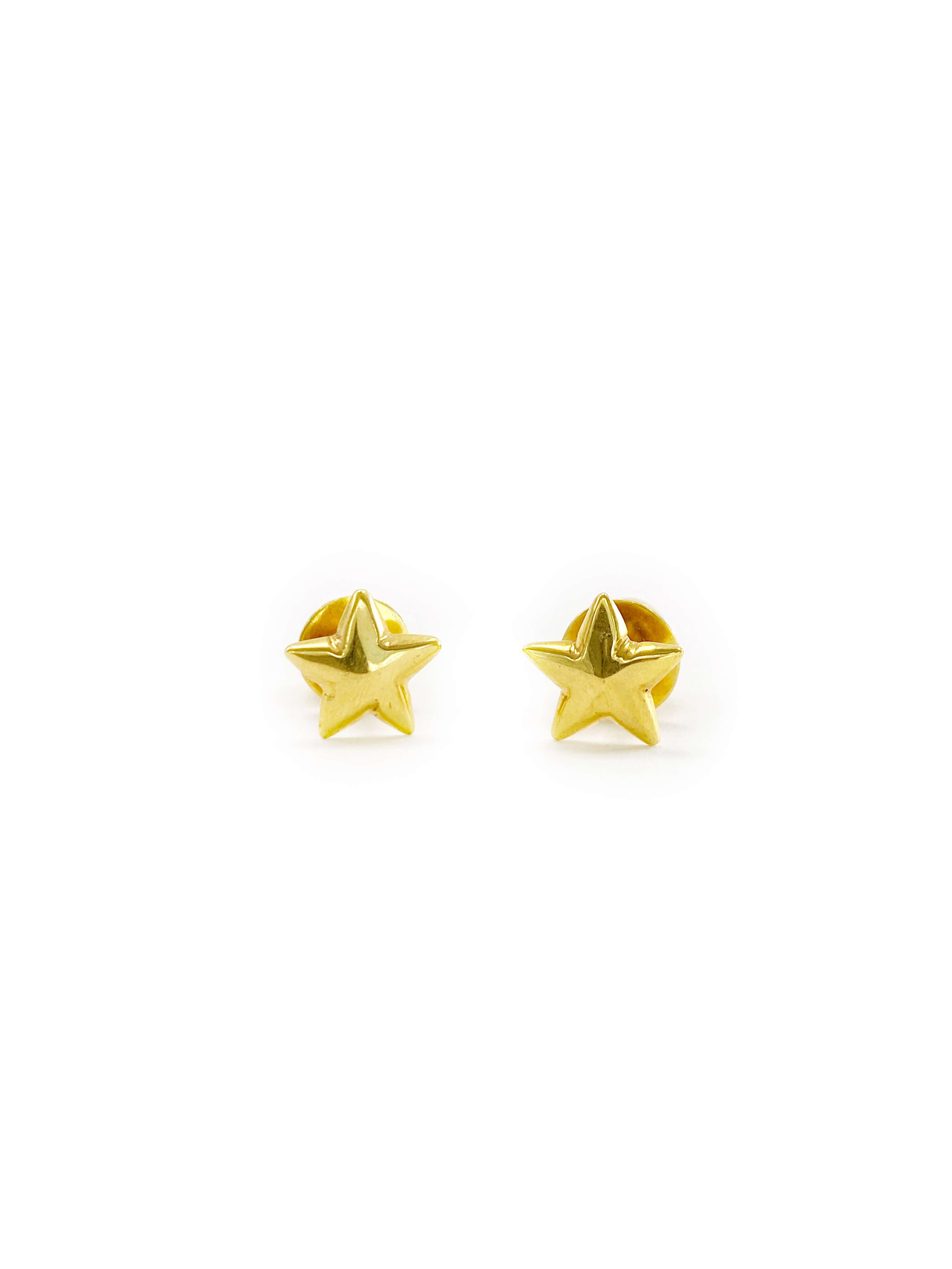 Star Stud Earrings (18K)