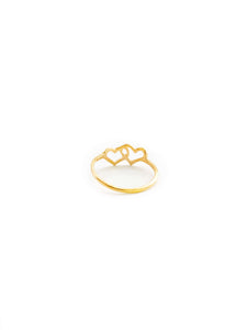 Twin Hearts Ring (18K)