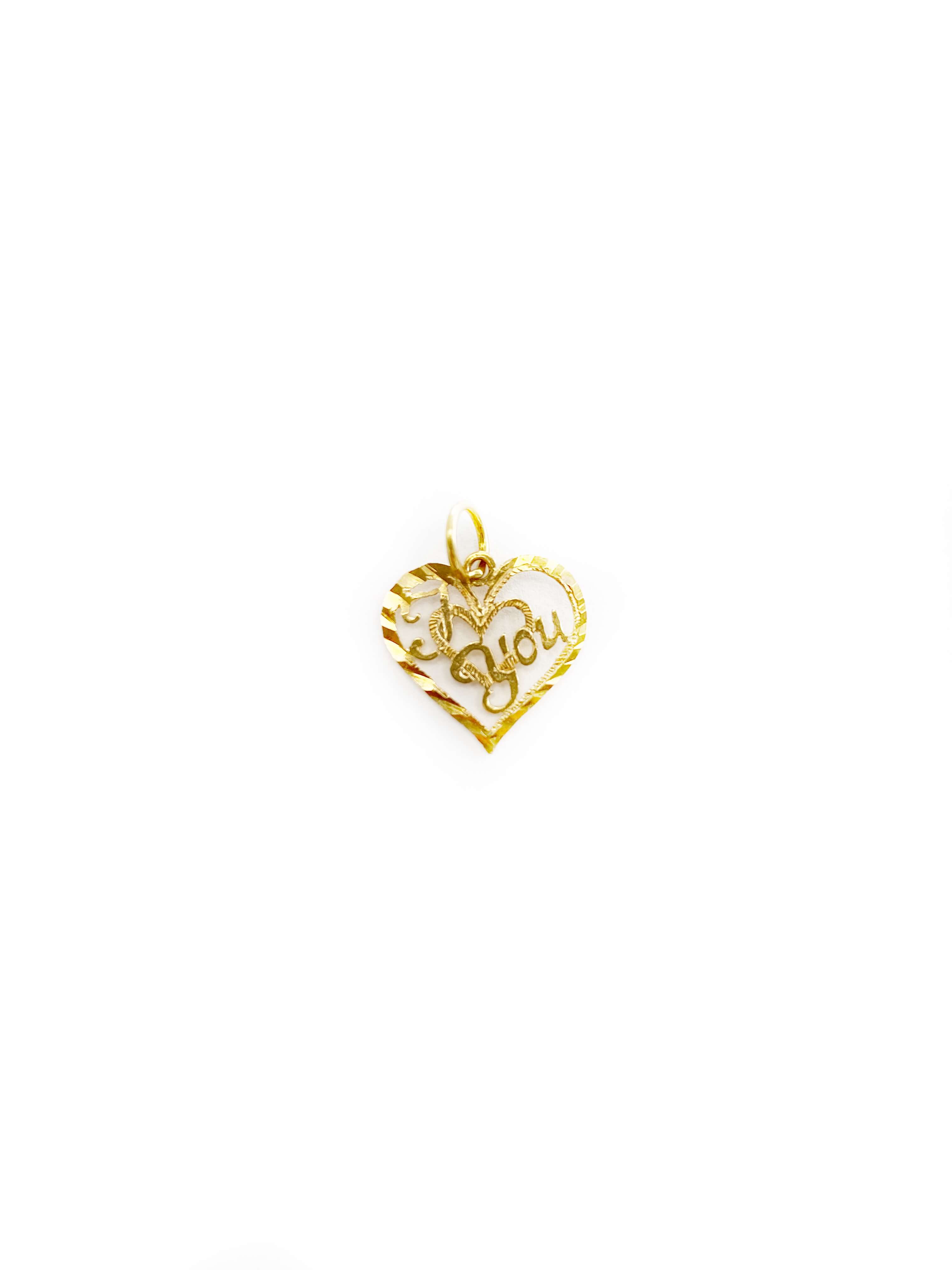 I Love You Pendant (18K)