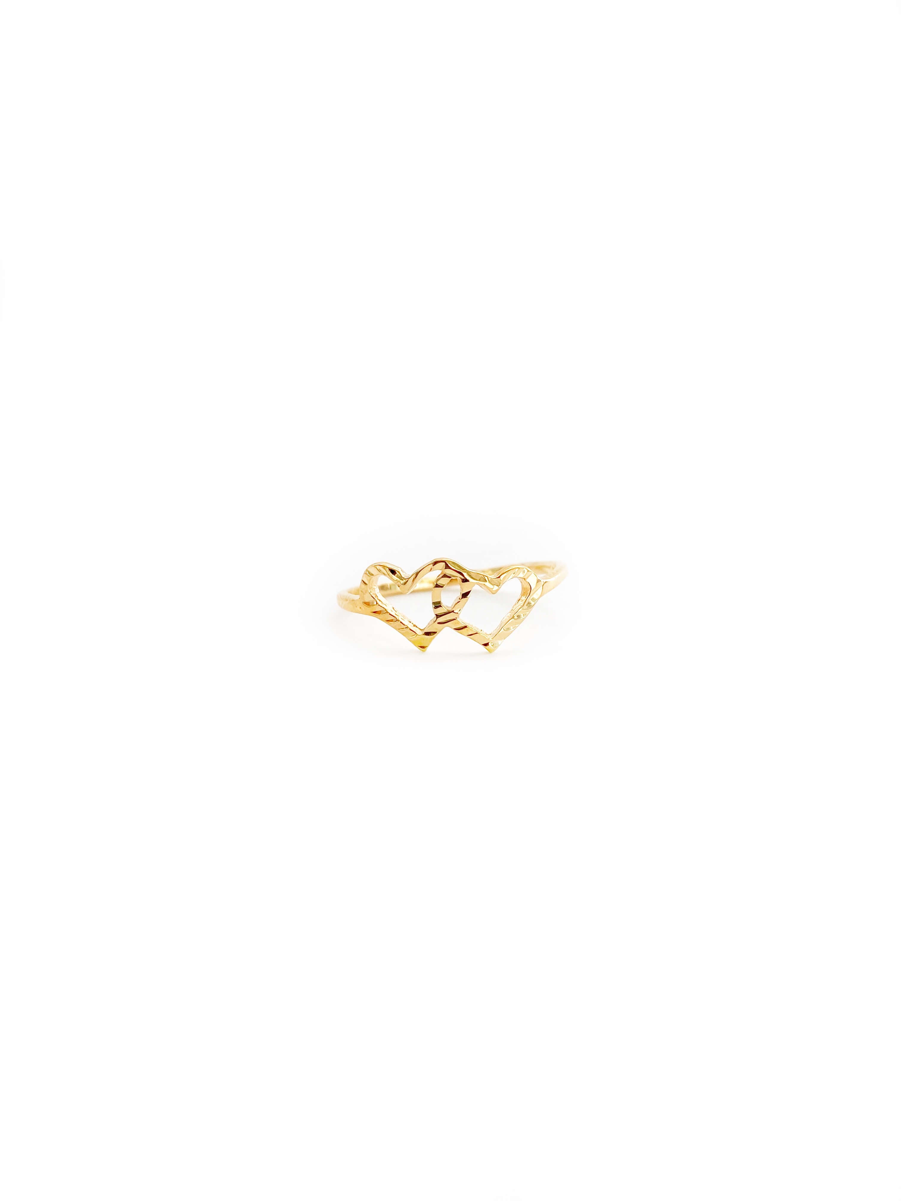 Twin Hearts Ring (18K)