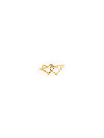 Load image into Gallery viewer, Twin Hearts Ring (18K)
