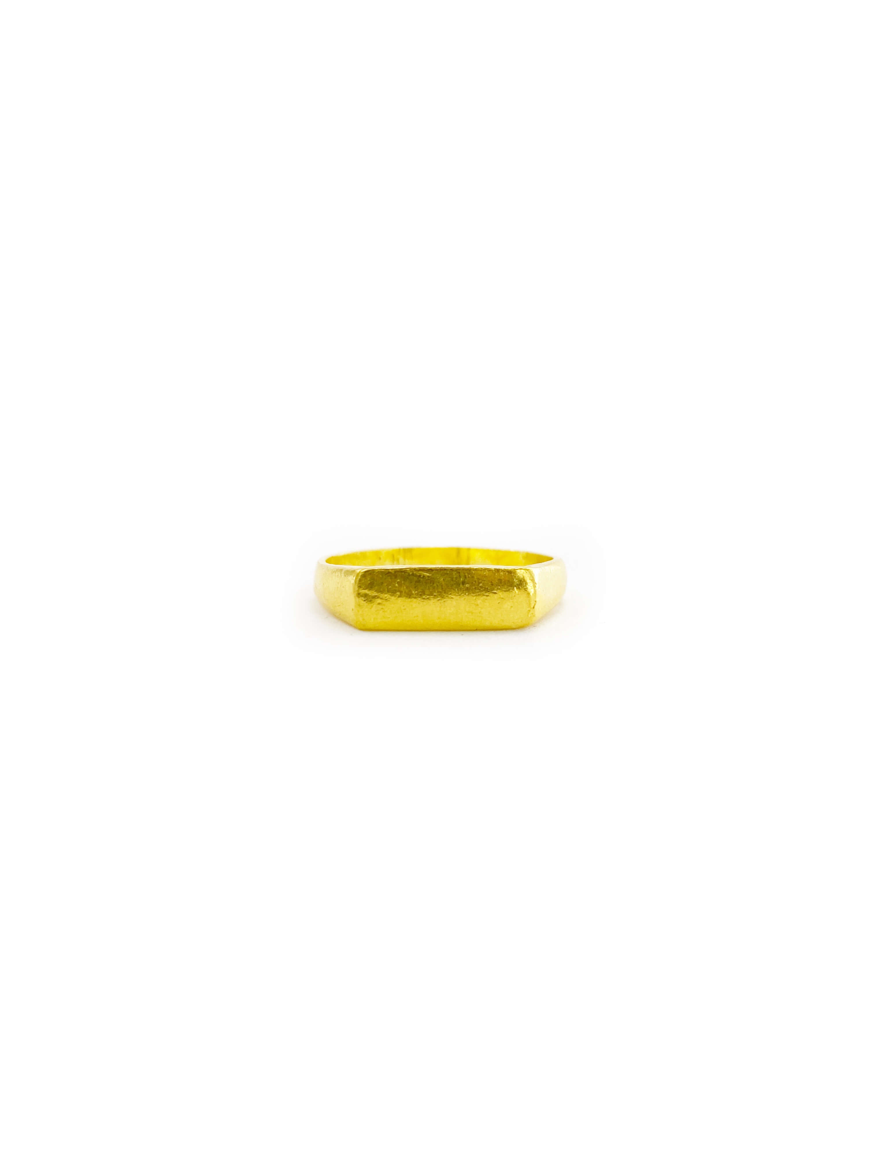 Plain Signet Ring (24K)