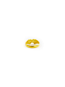 Twin Hearts Ring (24K)