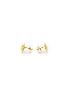 Shell Stud Earrings (18K)