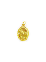 Load image into Gallery viewer, Oval Buddha Pendant (24K)
