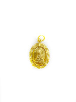 Load image into Gallery viewer, Oval Buddha Pendant (24K)
