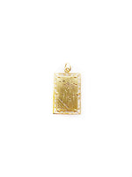 Load image into Gallery viewer, Rectangular Buddha Pendant (18K)
