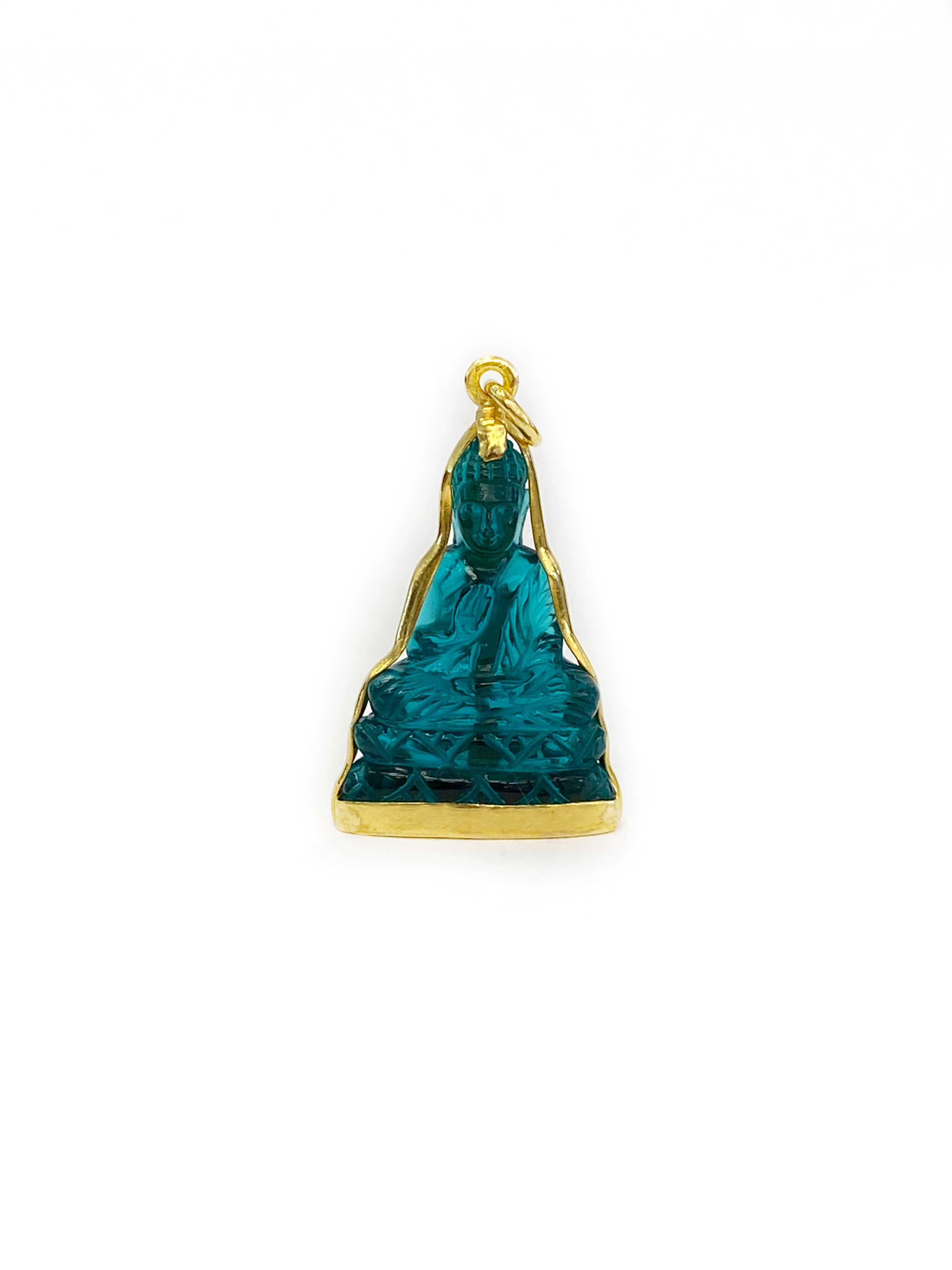 Aquamarine Blue Buddha Wrap (24K)