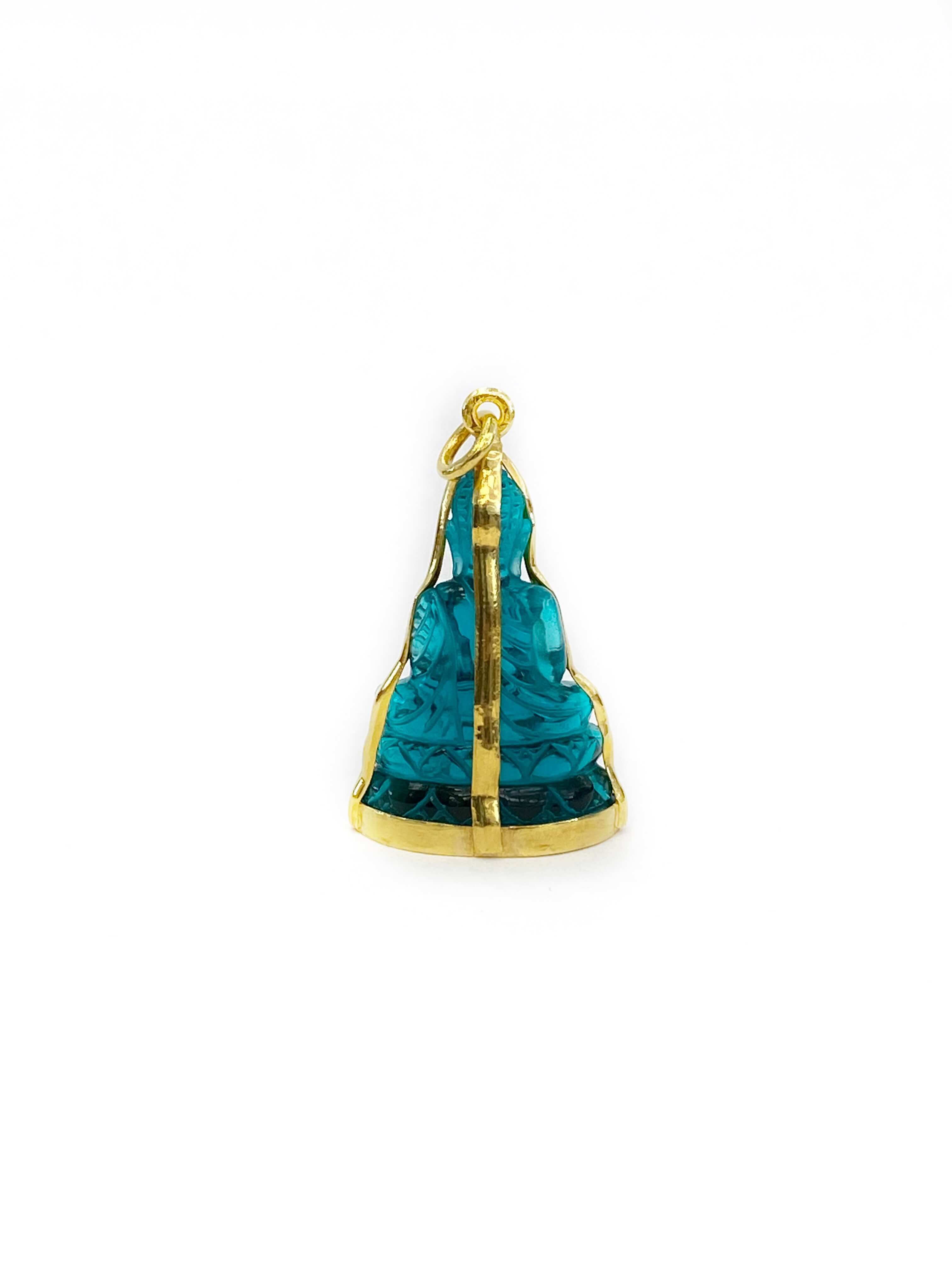 Aquamarine Blue Buddha Wrap (24K)