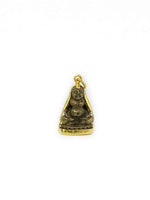 Load image into Gallery viewer, Antique Metal Laughing Buddha Wrap (24K)
