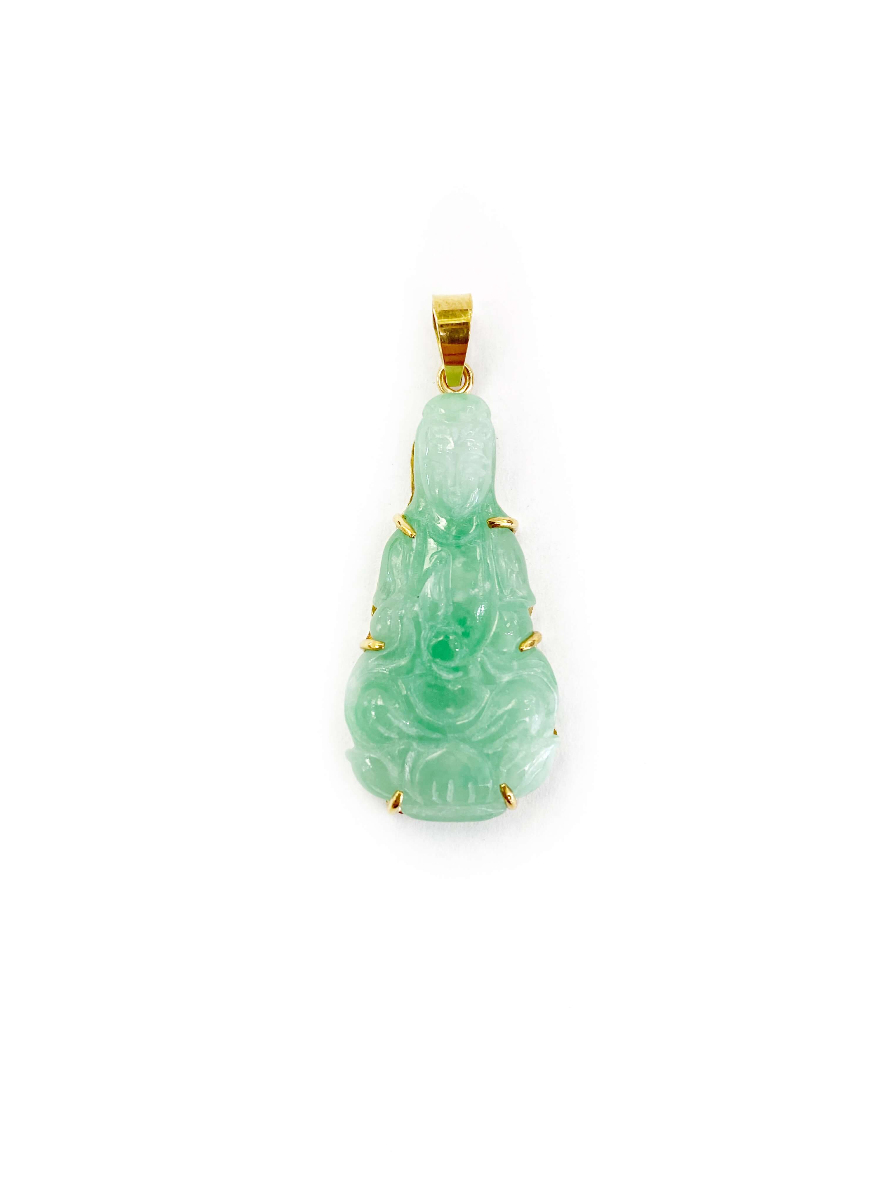 Jade Lady Buddha Frameless (18K)