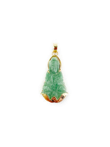 Jade Lady Buddha Frame (18K)